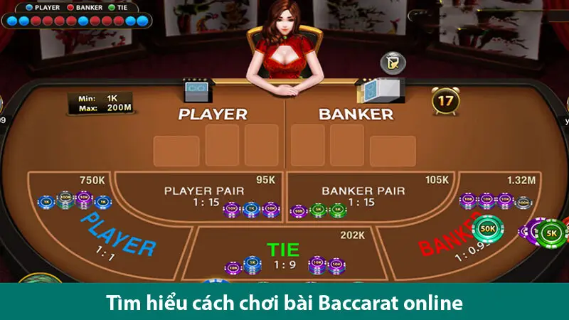 Hướng dẫn chơi và cách tính thưởng trong Baccarat đổi thưởng online