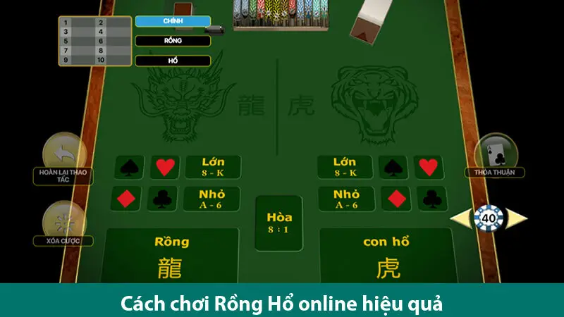 Cách chơi và các bí quyết thắng game bài Rồng Hổ cực hấp dẫn
