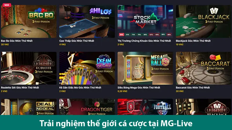 Tìm hiểu về cổng cược uy tín hàng đầu châu Á MG casino 